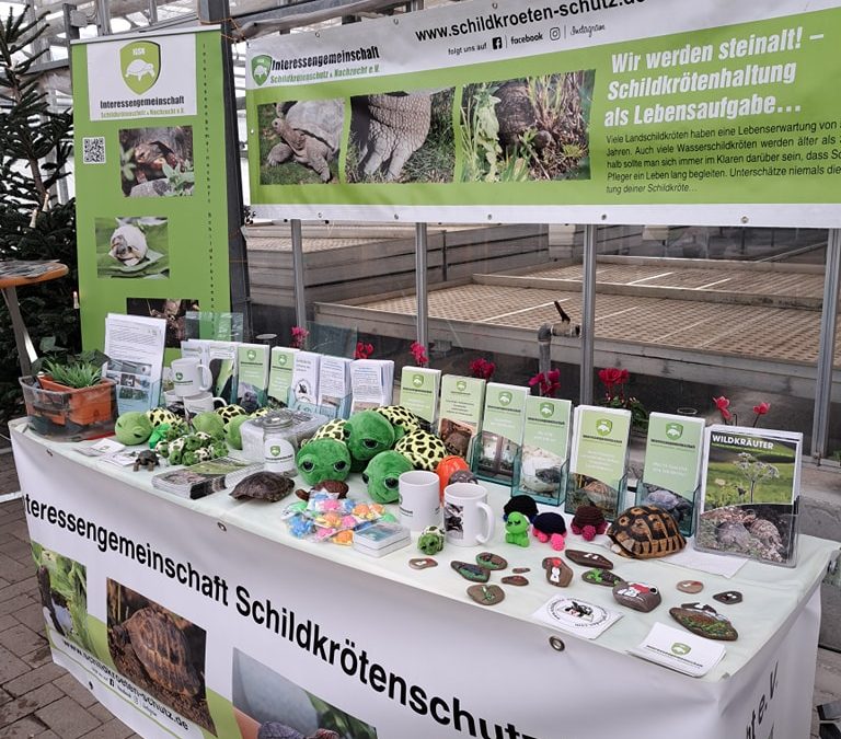 Infostand auf der großen Vogel und Rassegeflügelschau in Heiden