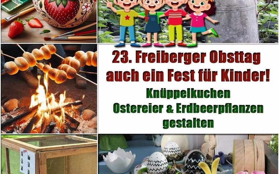 Infostand auf dem 23. Freiberger Obsttag