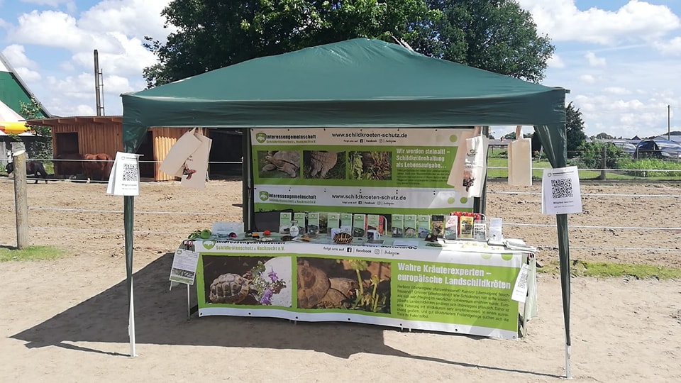 Infostand auf dem Sommerfest des Schutzhof Four Season