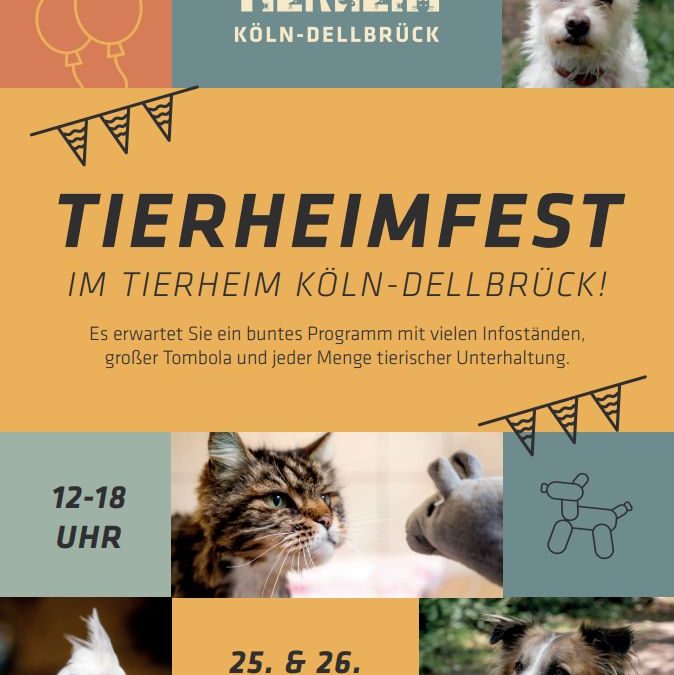 Infostand auf dem Tierheimfest im Tierheim Köln-Dellbrück