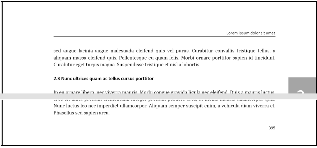 thesis header template