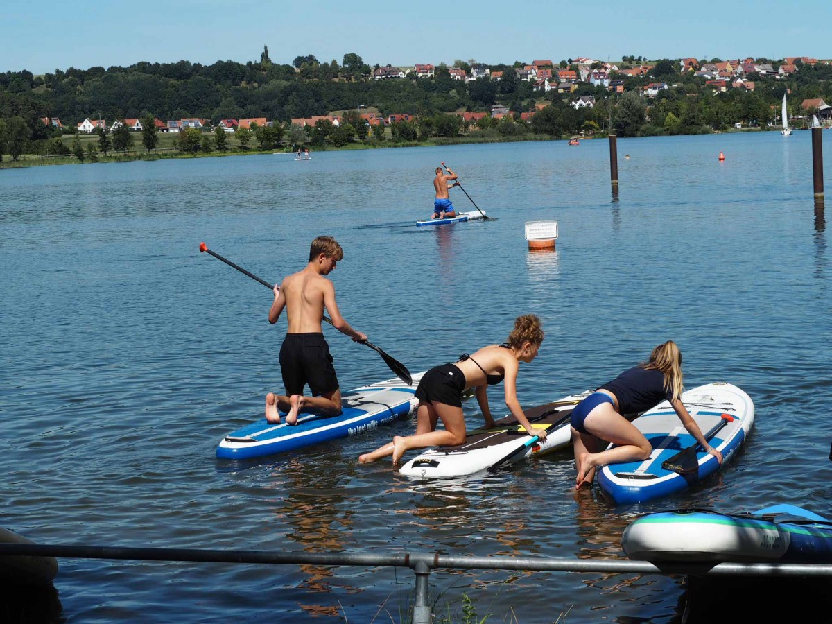 SUPtour StandUpPaddling Altmuhltal Brombachsee Schloss Möhren