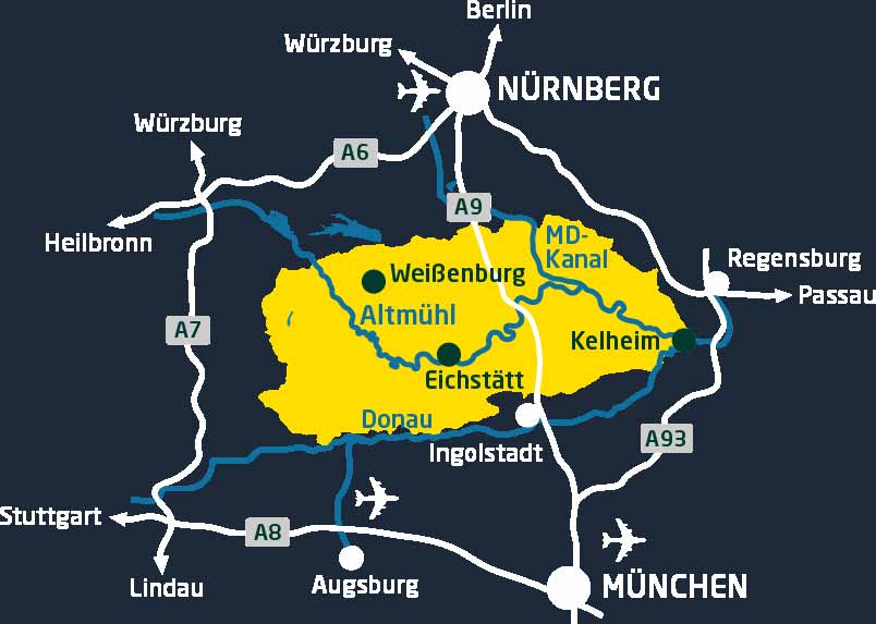ligging Altmuhltal