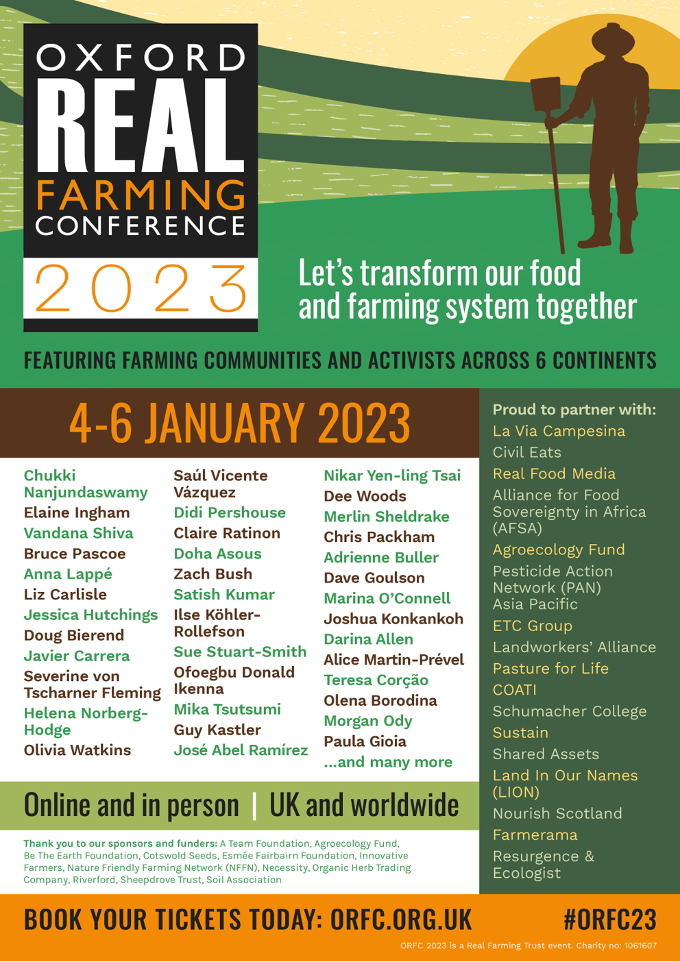 Oxford Real Farming Conference 4 6 January 2023 Schola Campesina Oxford Real Farming Conference 4 6 January 2023 Schola Campesina