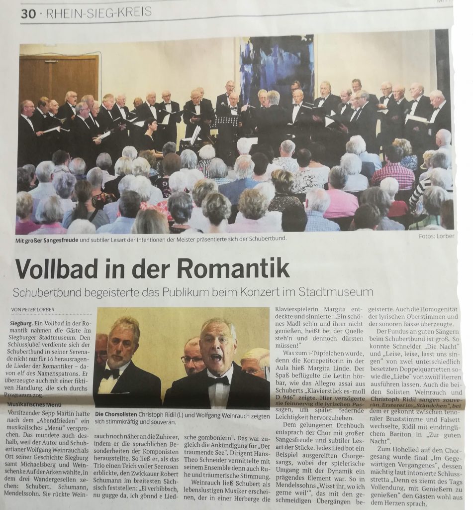 Vollbad in der Romantik - Serenade 2019