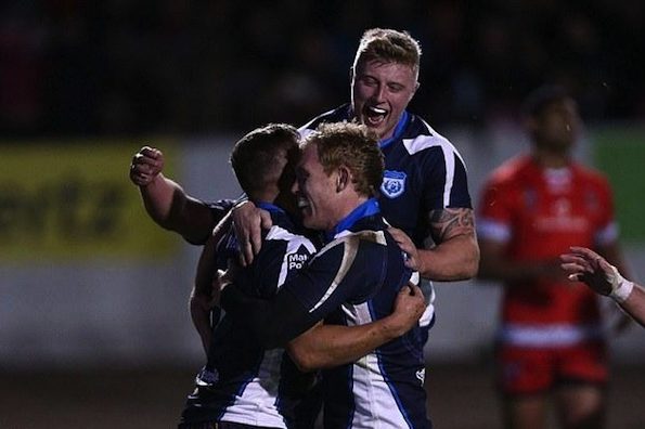 Scotland players celebrate