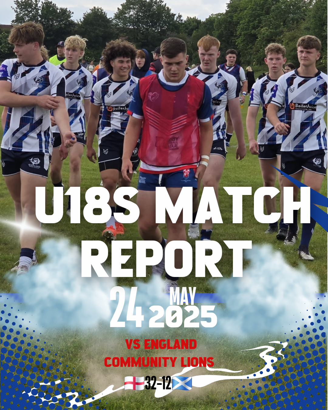 England Community Lions U18’s v Scotland U’18’s
