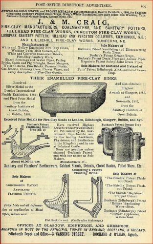 1886 J M Craig Kilmarnock advert