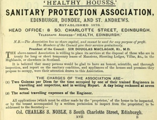 1893 Dantitary Protection Association