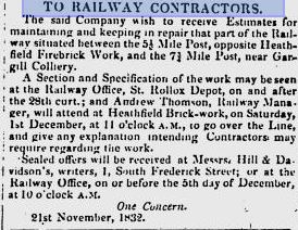 26-11-1832 Heathfield Brick Works
