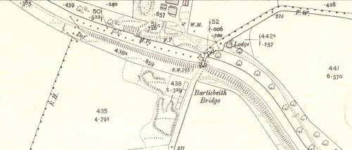 1910 OS Map Provenhall Fireclay Works