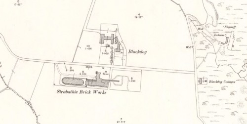 1899 Strathbathie brick and tile works, Blackdog