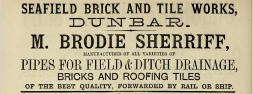 1882 Brodie Sheriff Seafield Dunbar advert