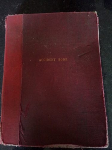 manuel works accident book 1978 - 1991