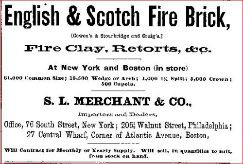 s.l merchant craigs fire bricks