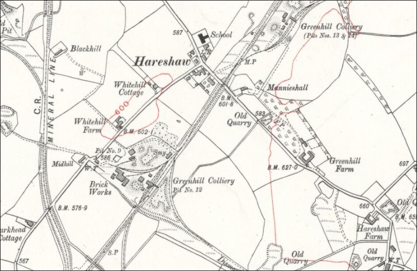 Greenhill Colliery and Brickworks, Cleland, North Lanarkshire