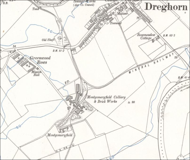 Montgomeryfield Colliery and Brickworks, Dreghorn, North Ayrshire
