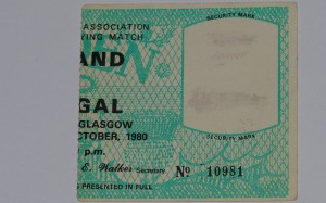 scotland v portugal 1980