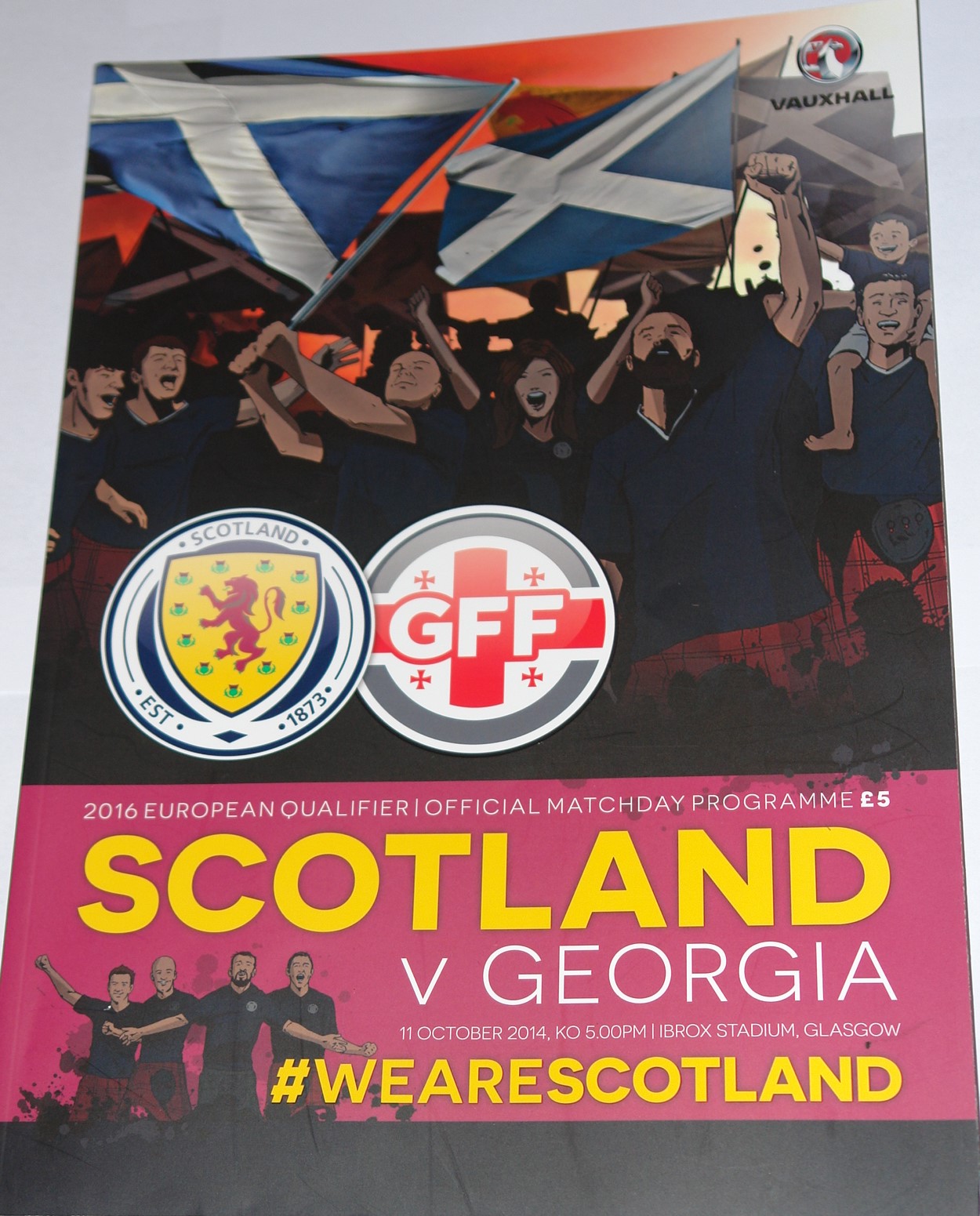 Scotland v 2014 Scottish Football Memorabilia