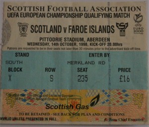 scotland v faroe islands 1998