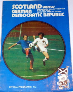 scotland v germany democratic republic 1974
