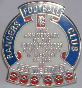 rangers disaster badge