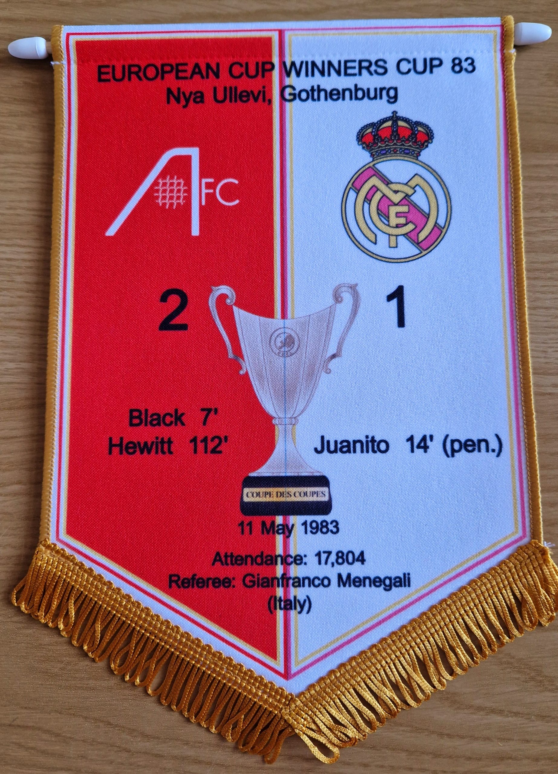 Aberdeen European Cup Winners' Cup Poster