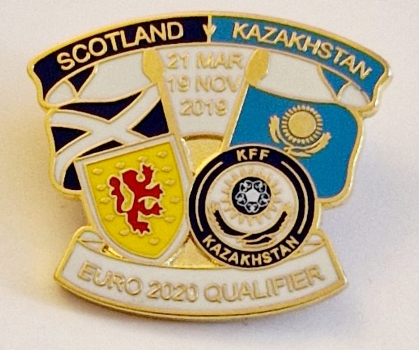 Scotland v Kazakhstan euro 2020 Badge