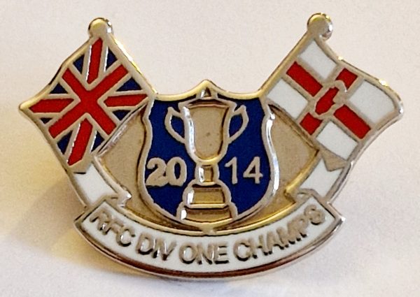 Rangers 1st Division winners Badge