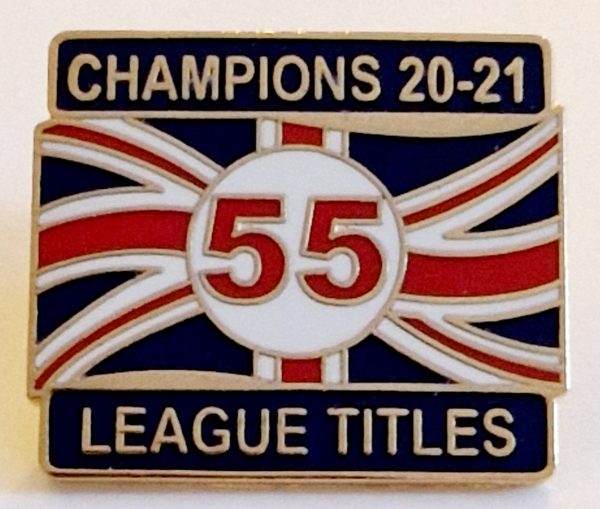 Rangers 55 League titles badge