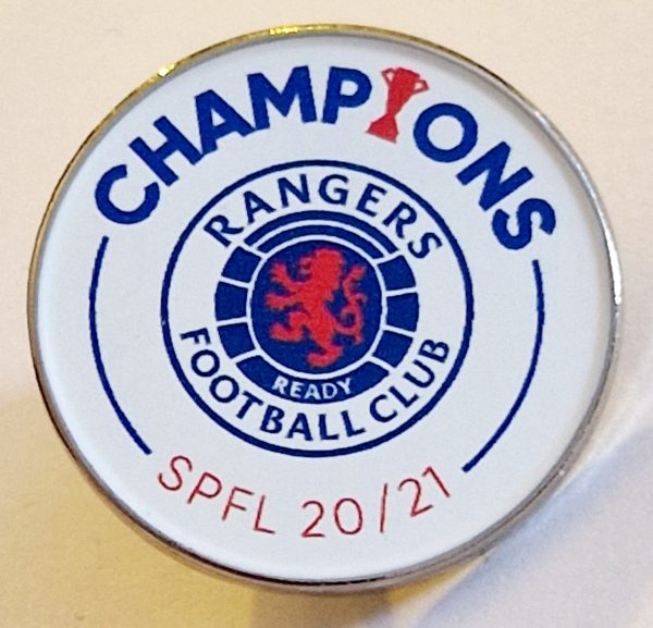 Rangers Champions Round Badge