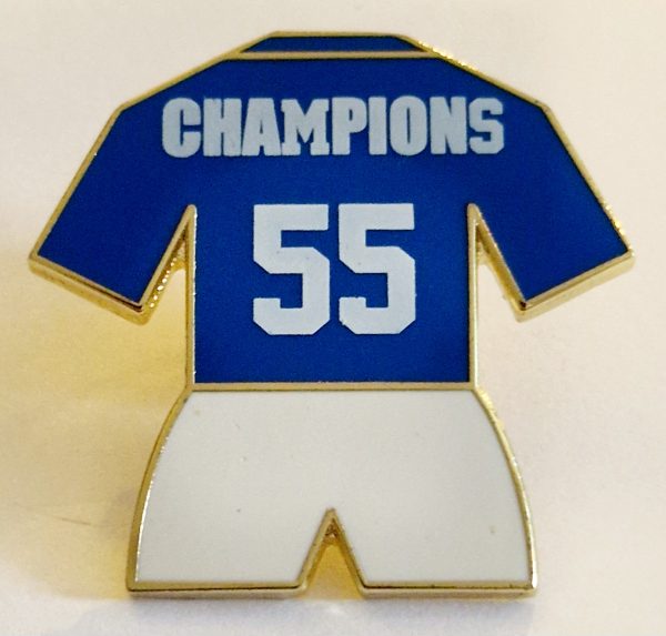 Rangers Champions 55 shirt badge