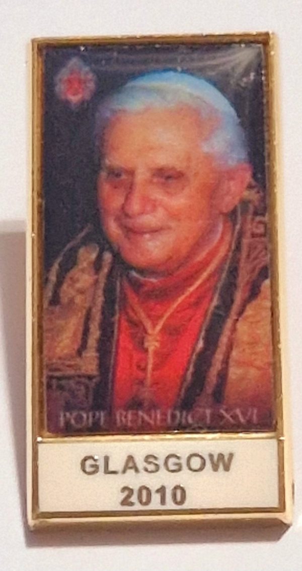 Pope in Glasgow 2010 Badge