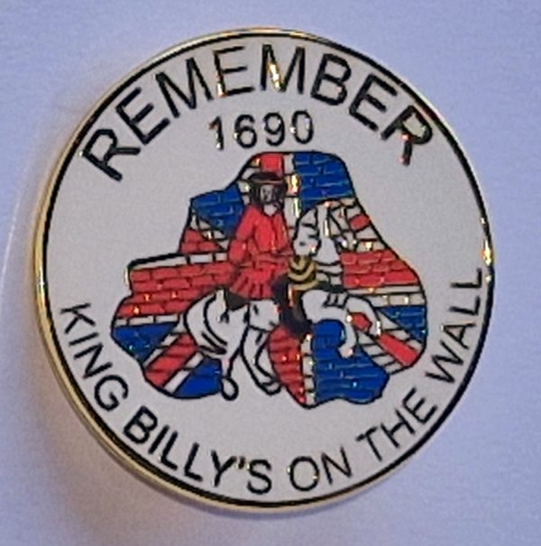 Rangers King Billy on the wall badge