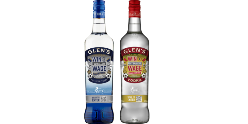 Glen’s Vodka rolls out on-pack football promotion