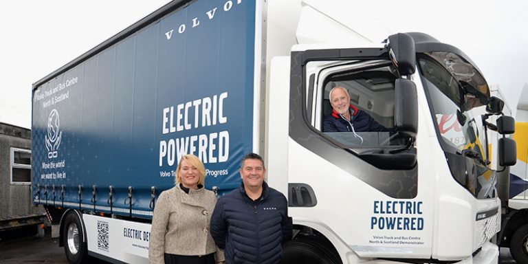 Electric Volvo truck