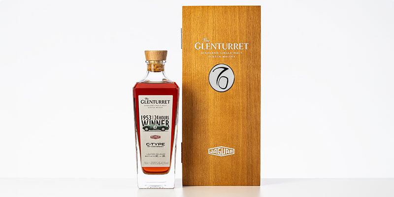 Glenturret x Jaguar C-Type whisky