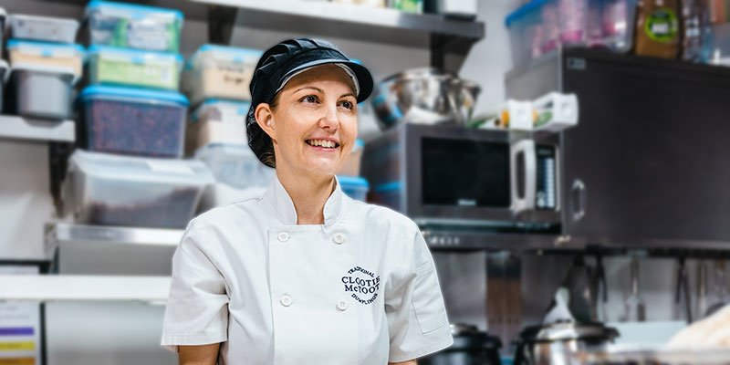 Woman in kitchen