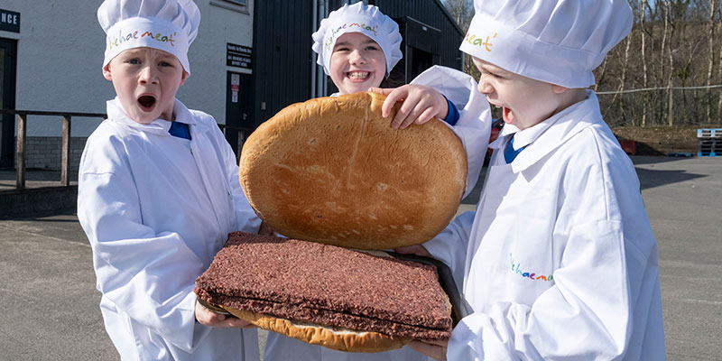 Giant square sausage