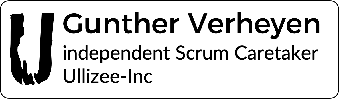 Gunther Verheyen Scrum Caretaker