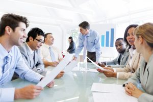 Group of Business People Working Together in Office