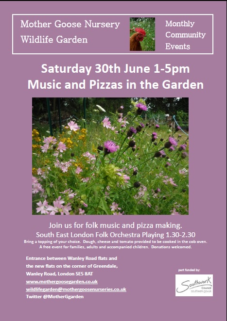 Music and Pizza in the Garden