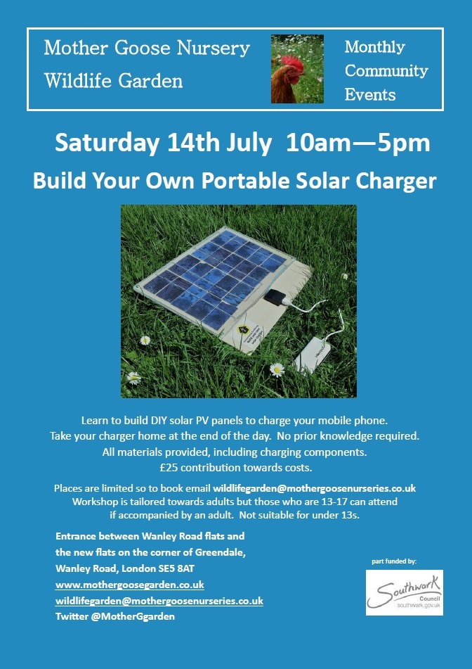 Mobile Phone Solar Charger Workshop