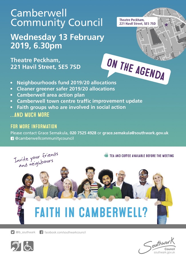 Camberwell Community Council meeting