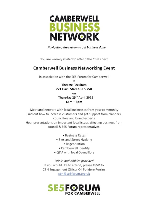 Camberwell Business Network engagement event