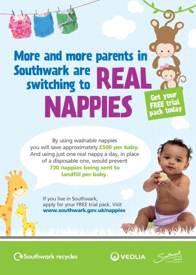 Real Nappy demonstrations as part of Real Nappy Week 23rd to 26th April