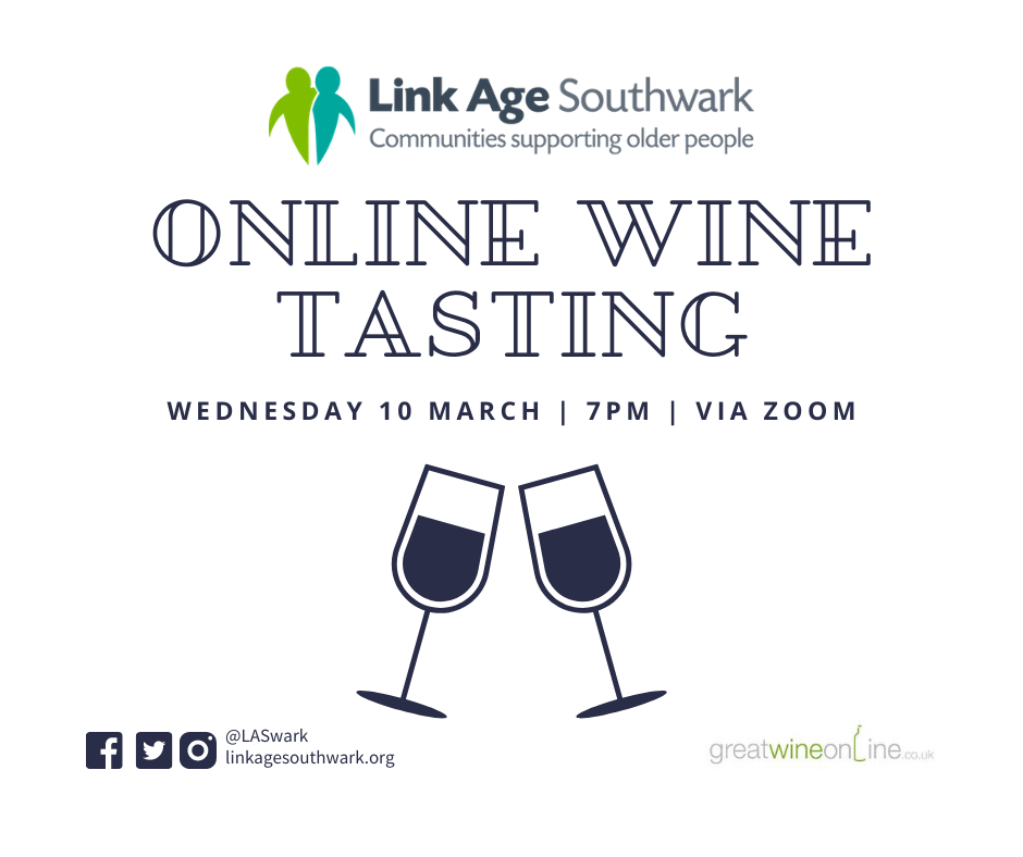 Online Wine Tasting in aid of local charity - Wed 10 March
