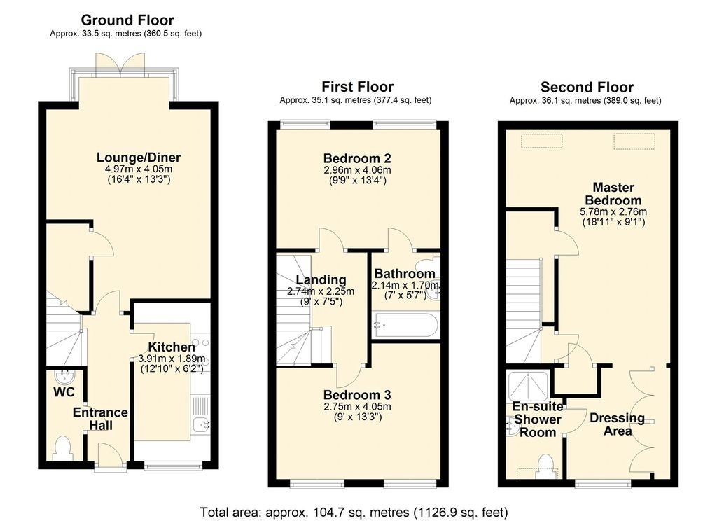 3 Bed Terraced House, Laurence Rise, DA2