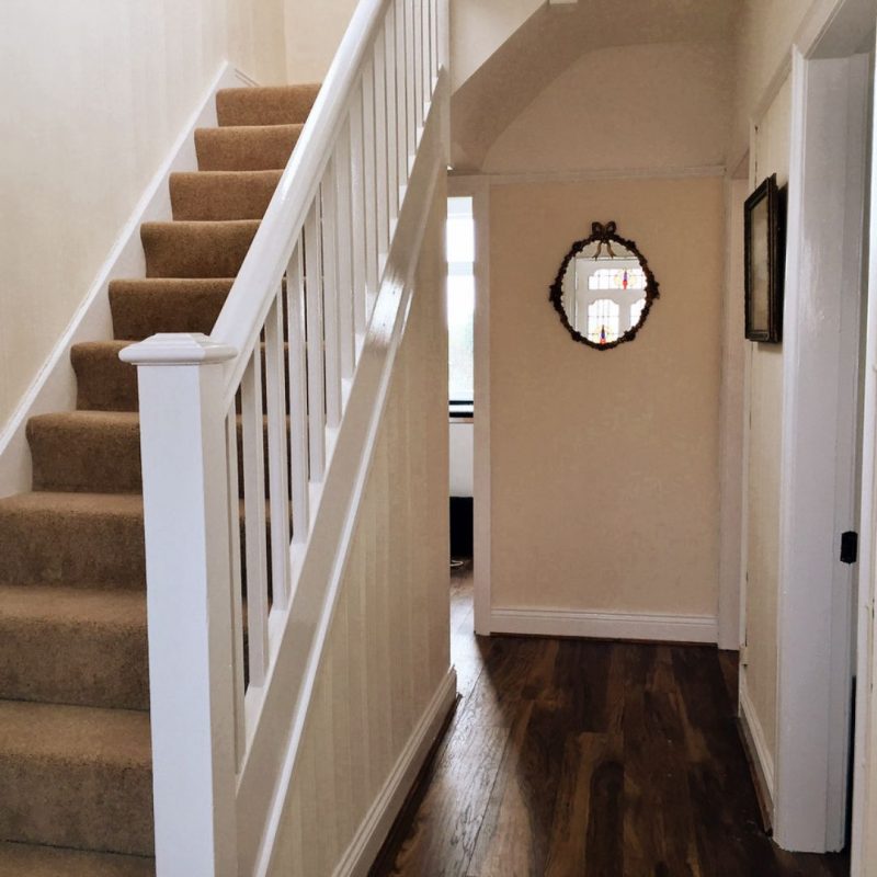 Downstairs Hallway in a Country Cottage in Northumberland