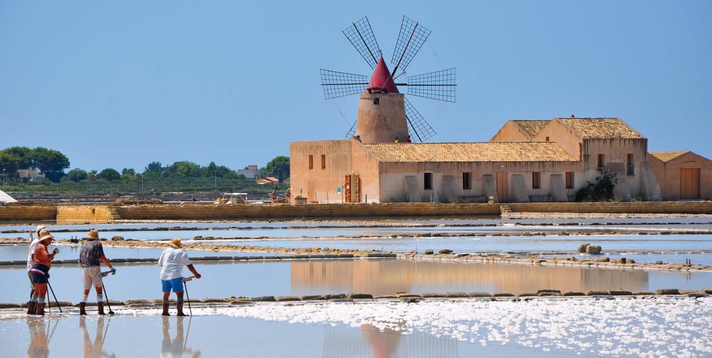 The salt pans in Trapani